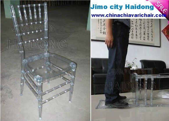 Crystal Chiavari Chair in Resin