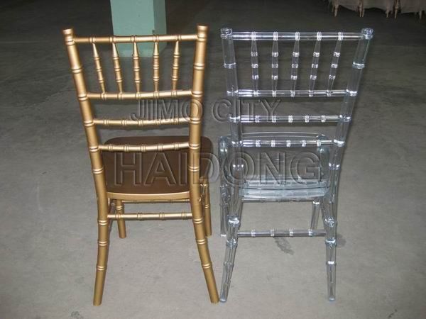 Wood and Resin Chiavari Chairs