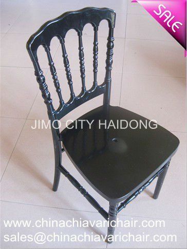 Polycarbonate PC resin Napoleon Chair-Black color