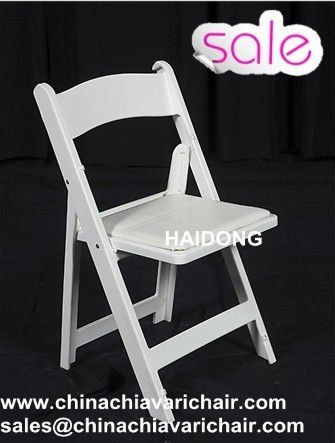 RESIN PLASTIC WEDDING FOLDING CHAIR