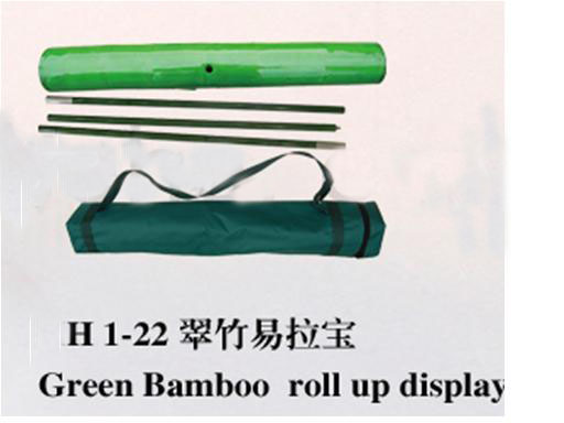 bamboo roll up stand