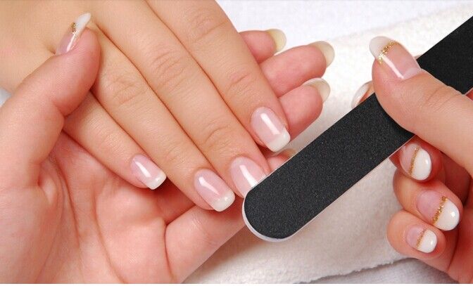 100/180 grit nail file straight nail buffer file nail sanding file nail art manicure 