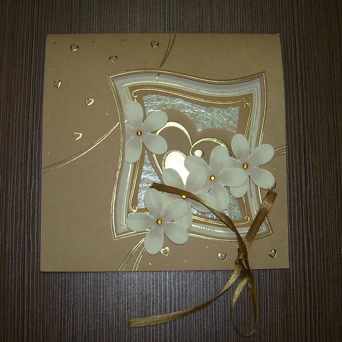 romantic wedding cards, wedding invitations -- T002