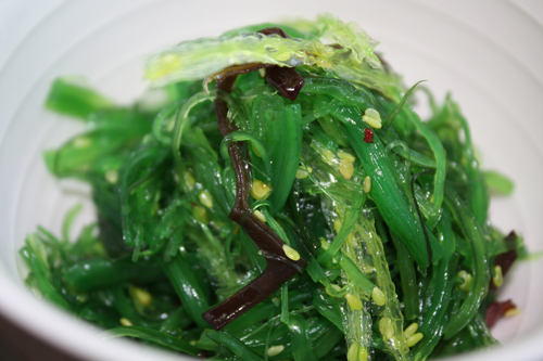 Frozen seaweed salad