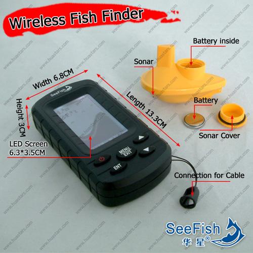 Wireless DOT Martix Sonar Sensor Fish Finder TL66