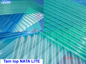 fiberglass skylight sheet NATALITE -  tam lay sang