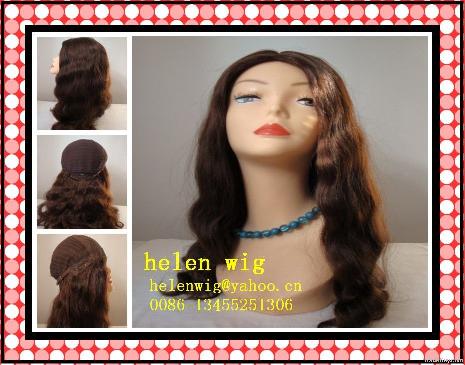 vrigin european hair silk top jewish lace wig