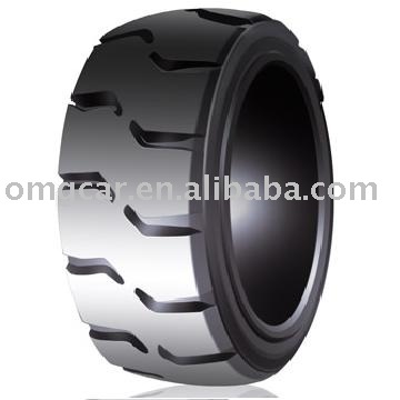 forklift tire in both pneumatic and solid type.