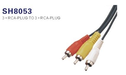 3 RCA Plug To 3 RCA Plug (SH8053)