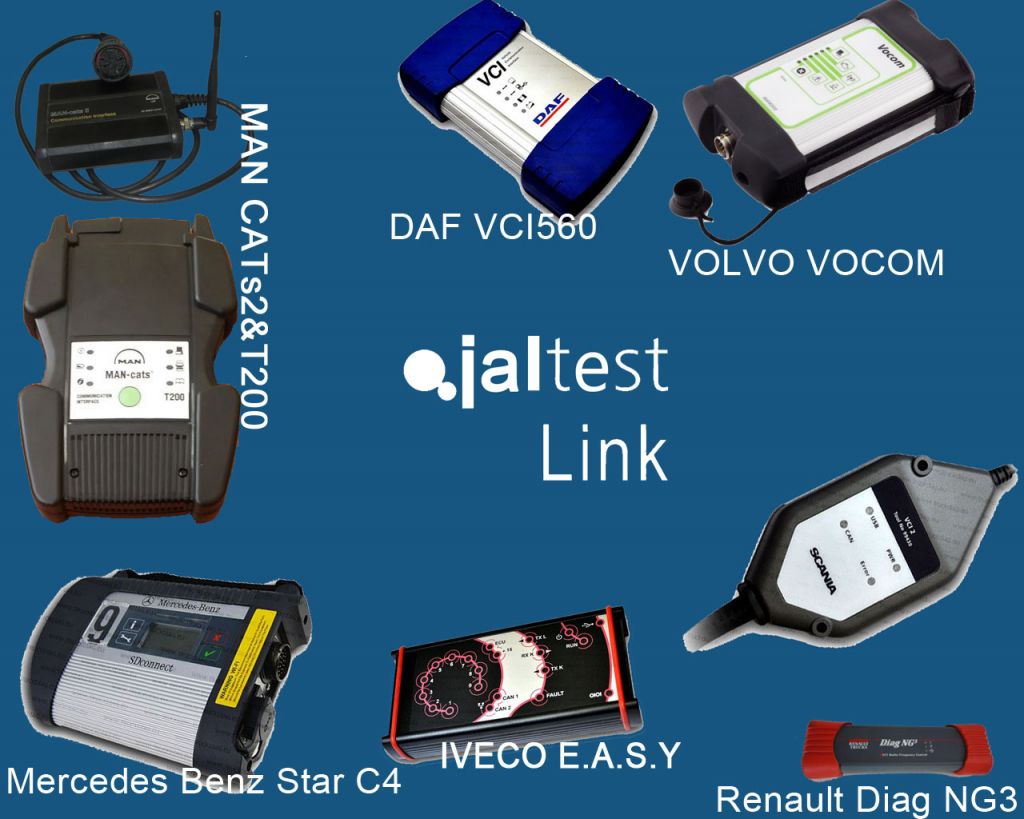 jaltest Link Coder Reader For Paccar Peterbilt Kenworth Freightliner Jaltest Link interface MULTI BRAND Truk DIAGNOSTICS universal truck diagnosis scanner