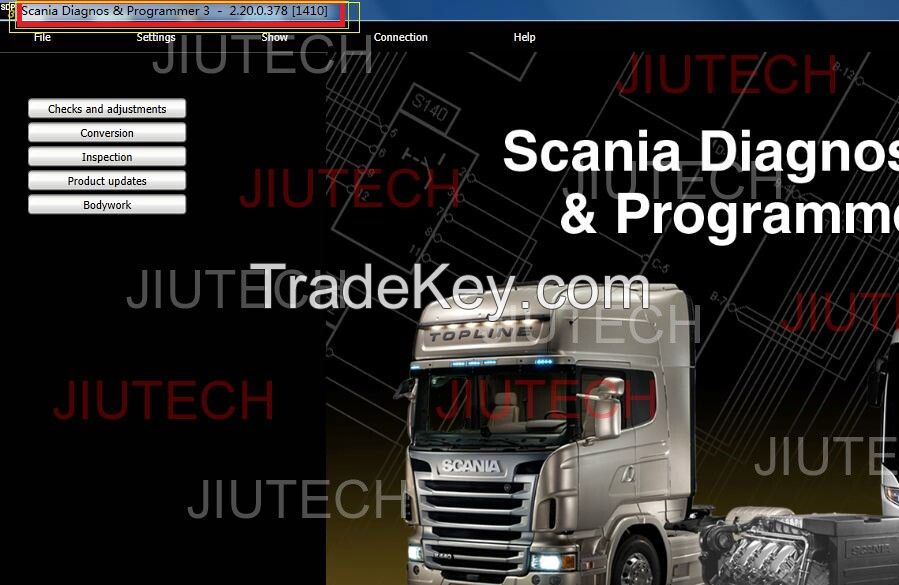 Full Set Vci2 Sdp3 v2.2.0 Vehicles Diagnostic Scanner used for Scania