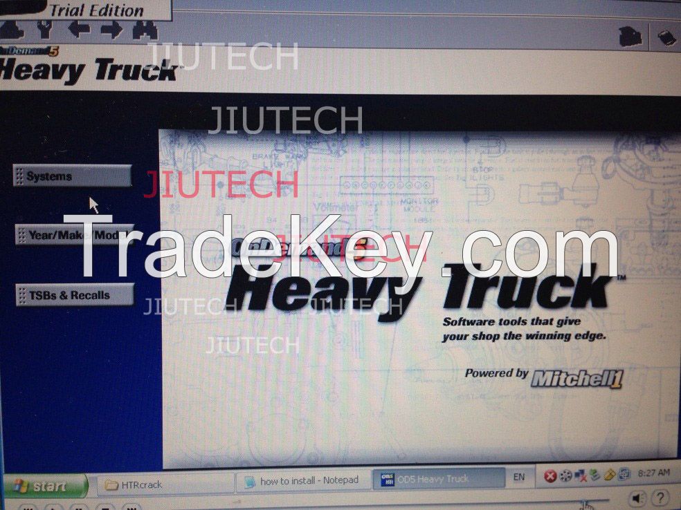 Heavy Truck Diagnostic Software With Service Manuals used for Mitchell On Demand5