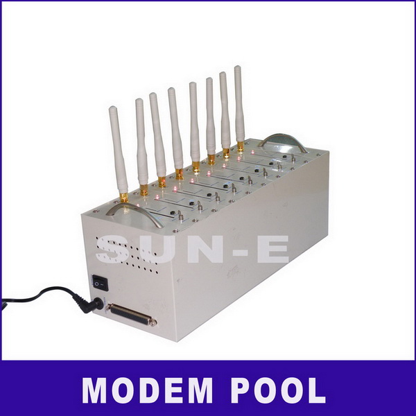 INDUSTRIAL GSM/GPRS MODEM POOL (8 CARD SLOTS)- WAVECOM Q2403A