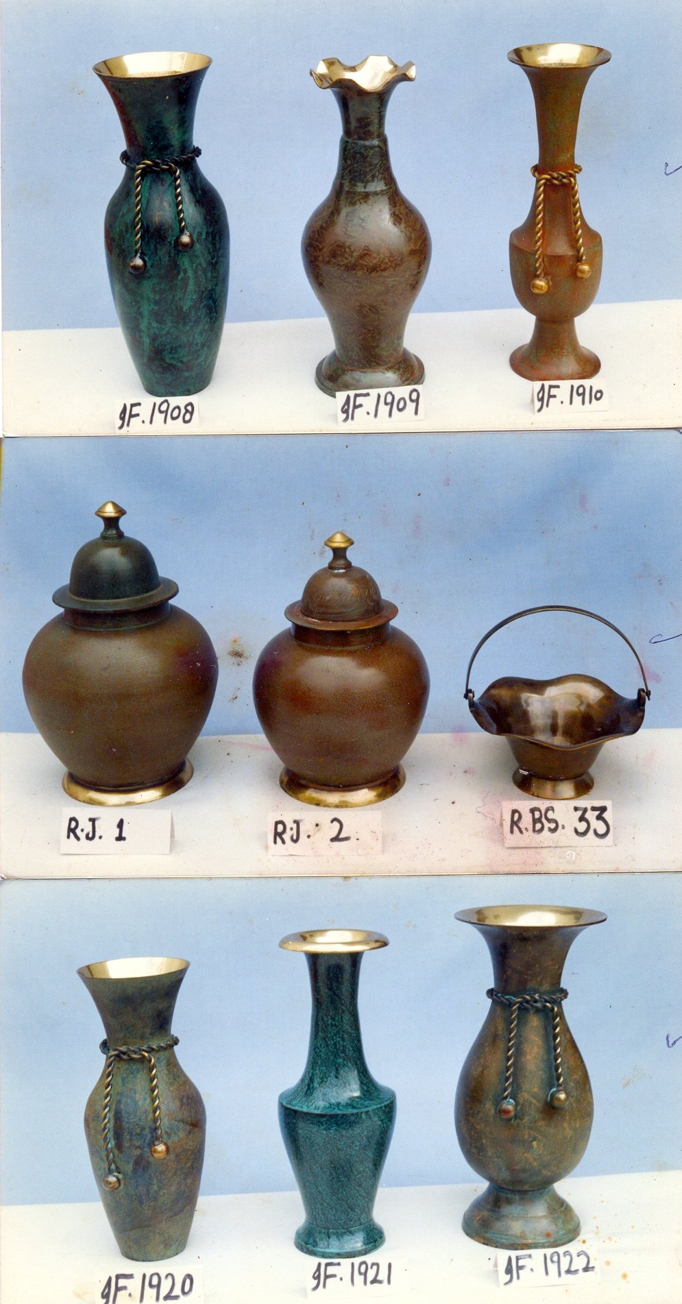 Metal Vases
