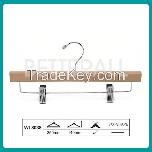 wooden cloth suit hanger