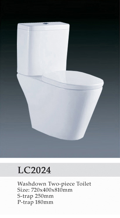 Two-piece Toilet (P-trap)