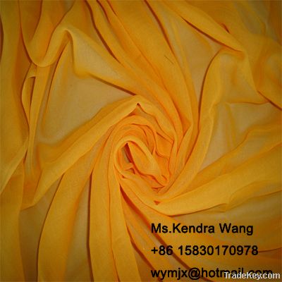 100% spun polyester grey fabric for scarf