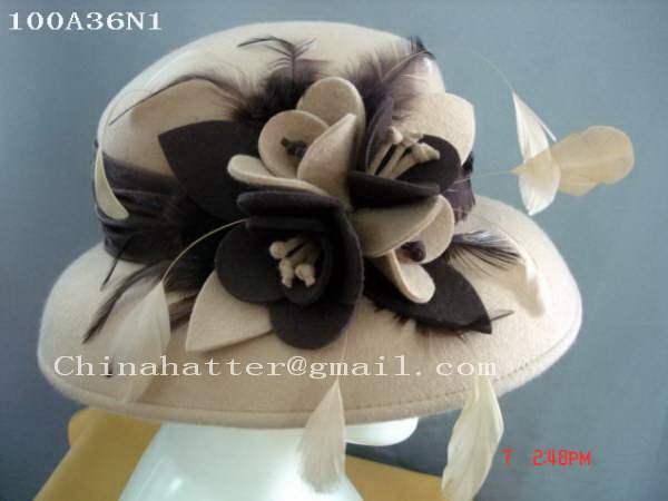 Chinahatter supply felt hat,orgenza hat,sinamay hat,millinery