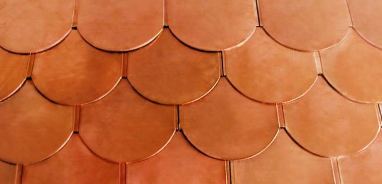 copper roofing tile(fish-scale)