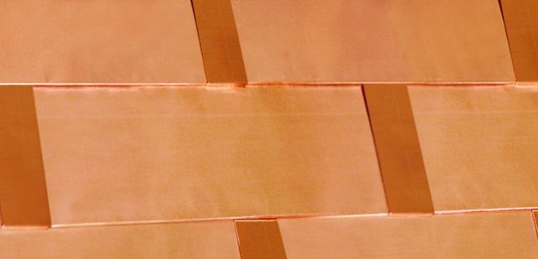 Rectangle Copper Roofing shingle