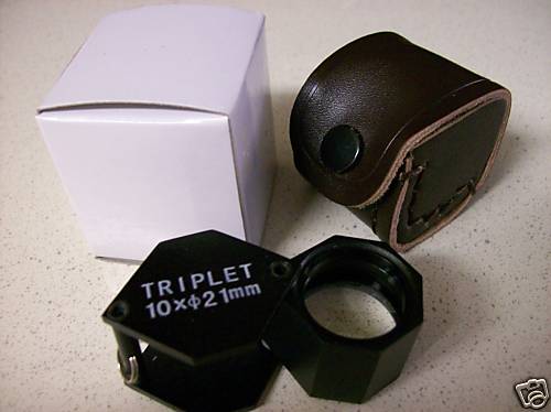 Jeweler Loupe 10x Magnifier Lens