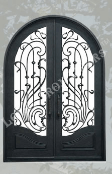 Wrought Iron Entry Door