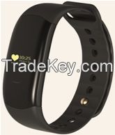 2017 new design 2 in one  Heart rate & blood pressure smart band