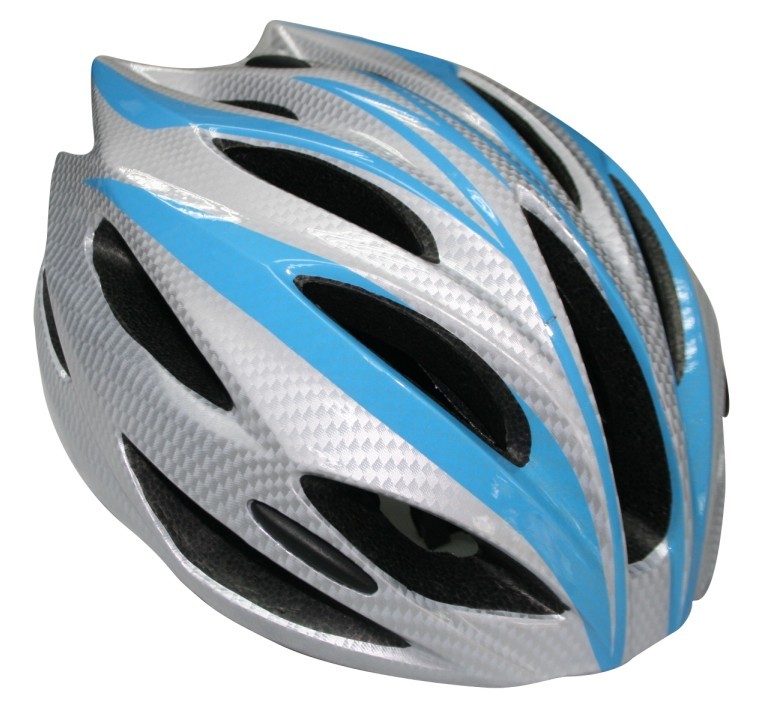 In-mold bicycle helmets