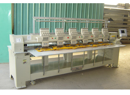 Automatic thread-cutting embroidery machine
