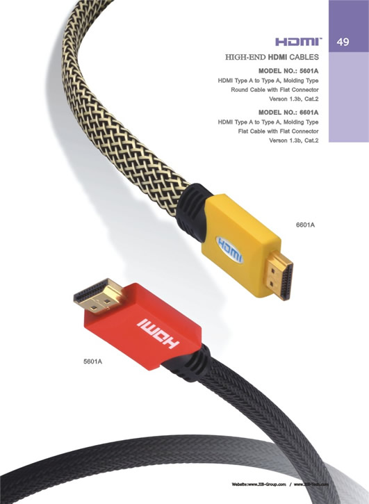 HDMI CABLE- No.6601A-5601A