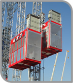 Frequency conversion building hoist