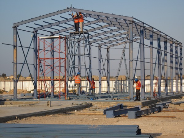 steel construction building