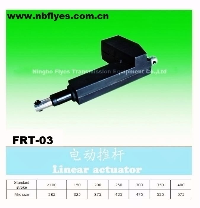 Linear motor actuator for medical equipment