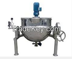 Tilting steam stainless steel Jacket kettle   