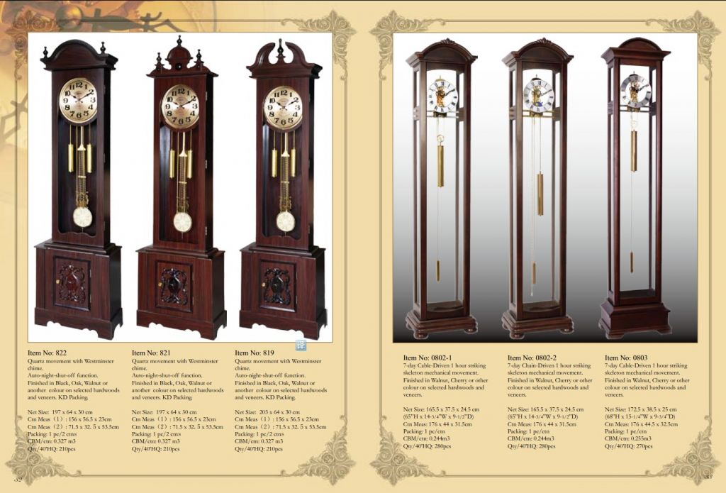 Grandfather clock series 14