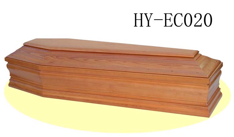 Europeasn style wooden coffin