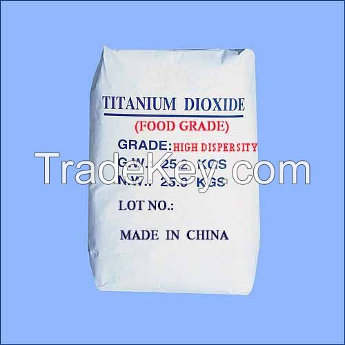 High dispersity titanium dioxide food grade/PHARM / FOOD / COSMETIC GRADE