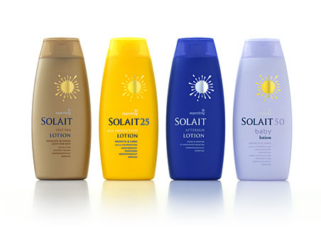 Export 30ml, 50ml, 100ml suntan lotion bottle for cosmetic packaging