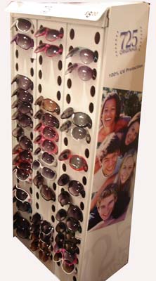 paper glasses shelf