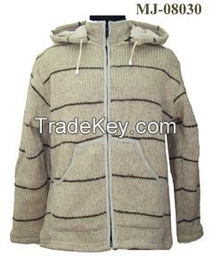 Woolen Knitted Hoody