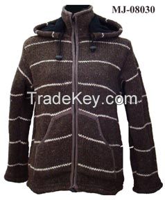 Woolen Knitted Hoody