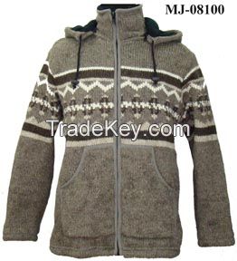 Woolen Knitted Hoody