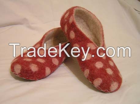 Handmade Felt Indoor Slippers