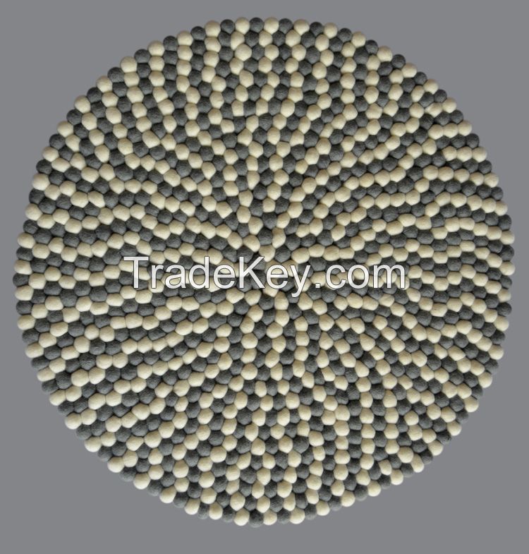 Felt Ball Rug