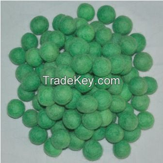 Felt  Green Balls