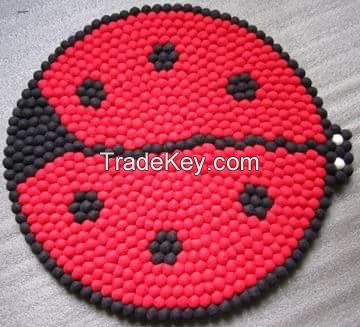 Felt Ball Rug