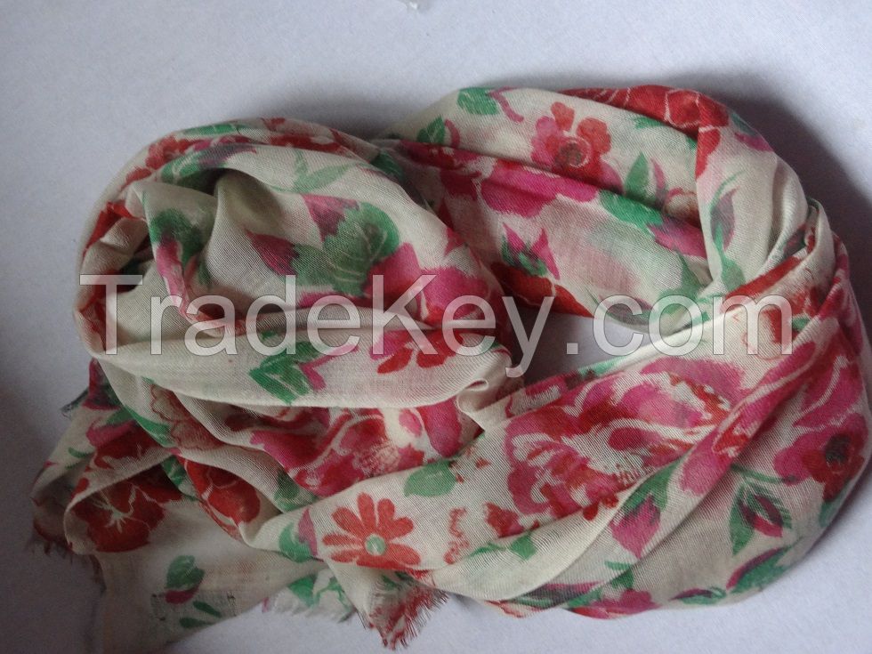 Printed wool Shawl- New Arrival