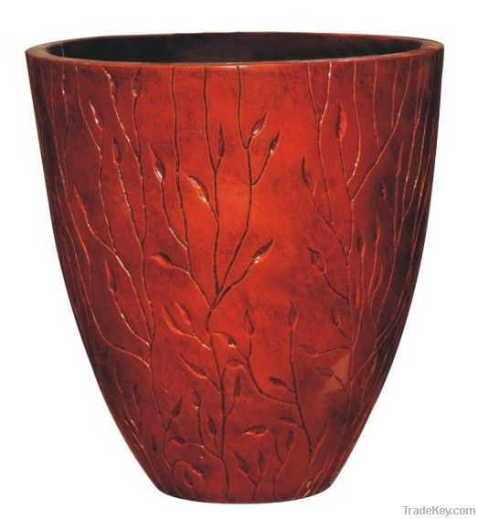 Plant fiber flowerpot