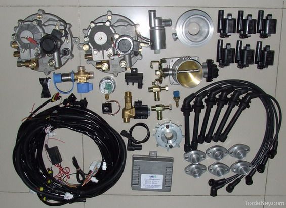 Dedicated CNG conversion kit for diesel engine