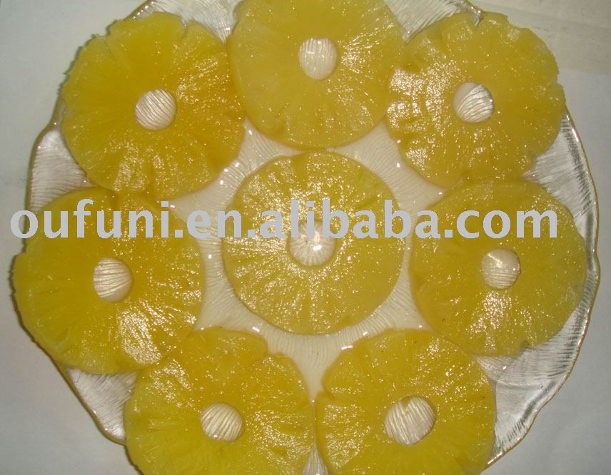 canned pineapple slice in light syrup